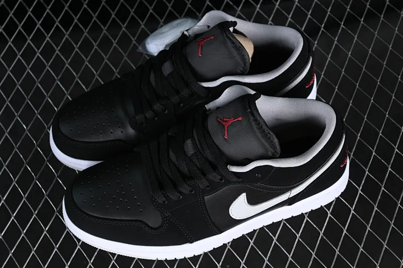 All categories Air Jordan Jordan series basketball shoes Air Jordan 1 Low Z version Air Jordan 1 Low AJ1 Joe 1 black and gray low-top cultural casual sneakers 553558-032